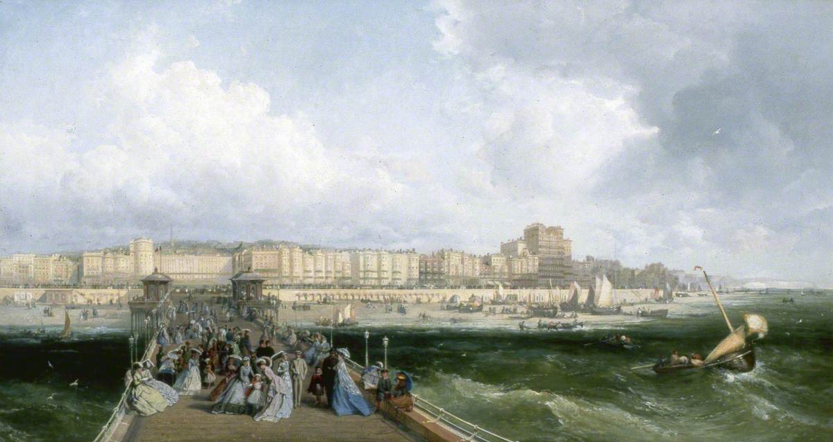 Brighton, East Sussex, from the West Pier by James Webb