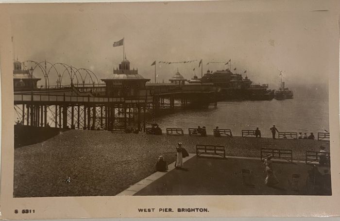 West Pier in Brighton by Unknown