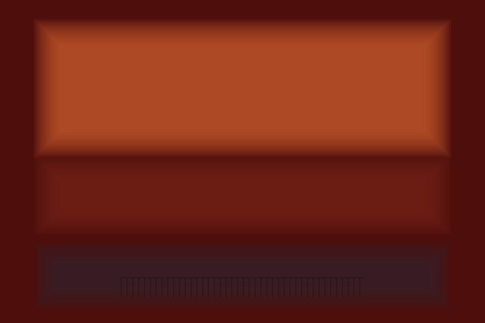 AI-made generative artwork: Untitled (pier, rust, sea) (after Rothko). A stylised, animated image of Brighton West Pier, not a photograph.