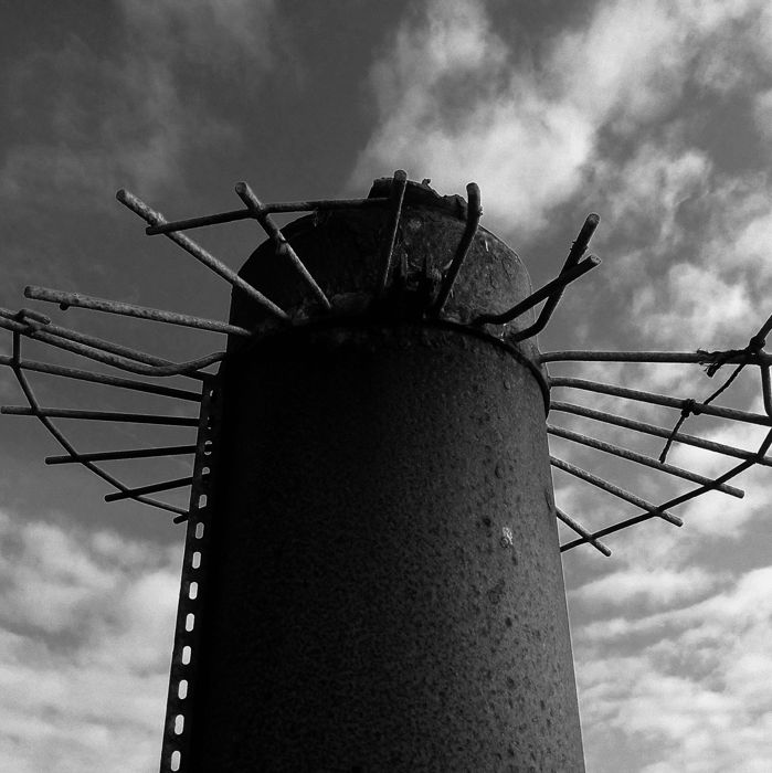 Rusty West Pier supporting pile by Ivan Bandura