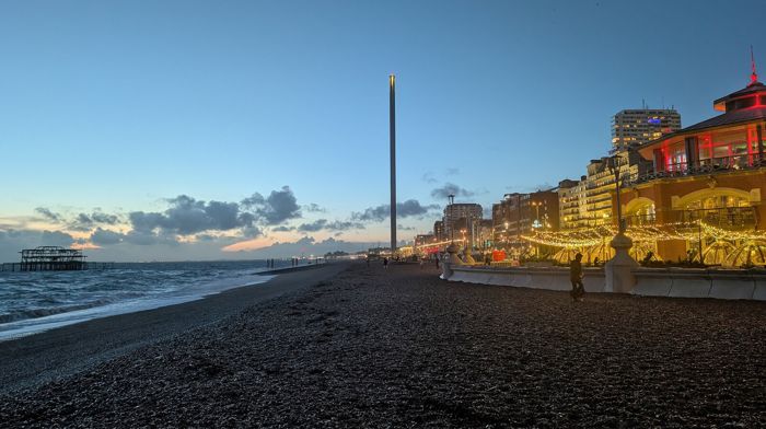 Brighton Beach near the West Pier - geograph.org.uk - 8194766 by Mat Fascione