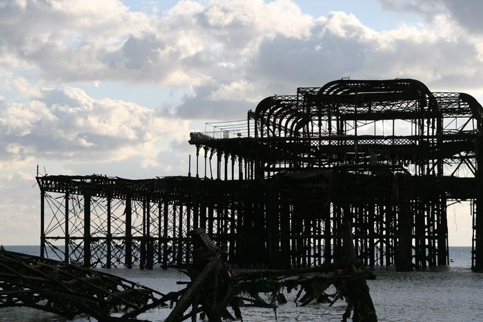 West Pier Brighton UK by Patrick perring