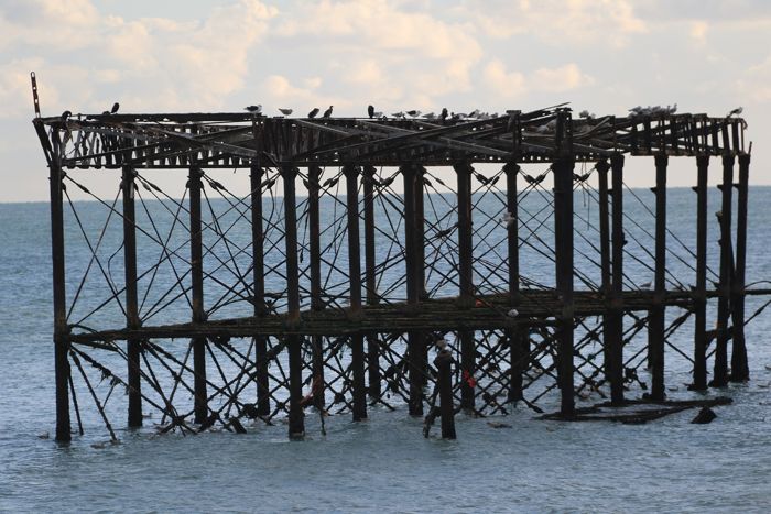 Disused West Pier, Brighton, East Sussex - geograph.org.uk - 5596199 by Christine Matthews