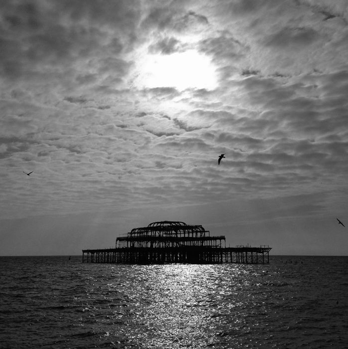 West Pier before sunset by mac_ivan
