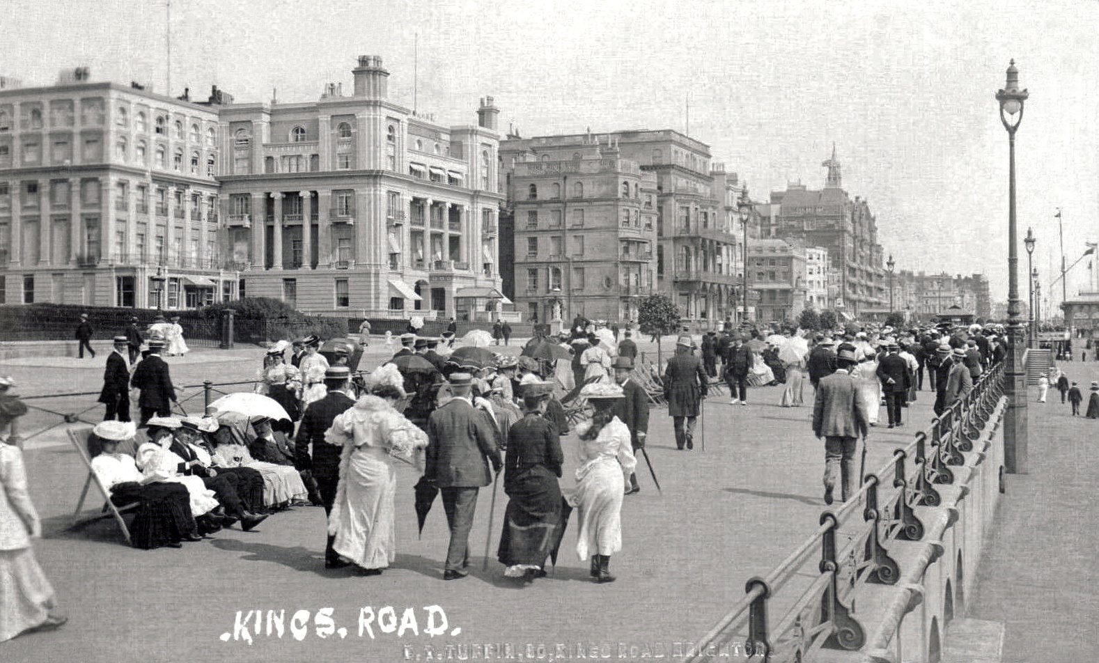 Brighton West Pier: Kings Road Brighton East Sussex England by E. T. Tuffin, 50 King's Road, Brighton