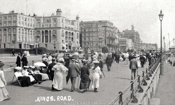 Brighton West Pier: Kings Road Brighton East Sussex England by E. T. Tuffin, 50 King's Road, Brighton