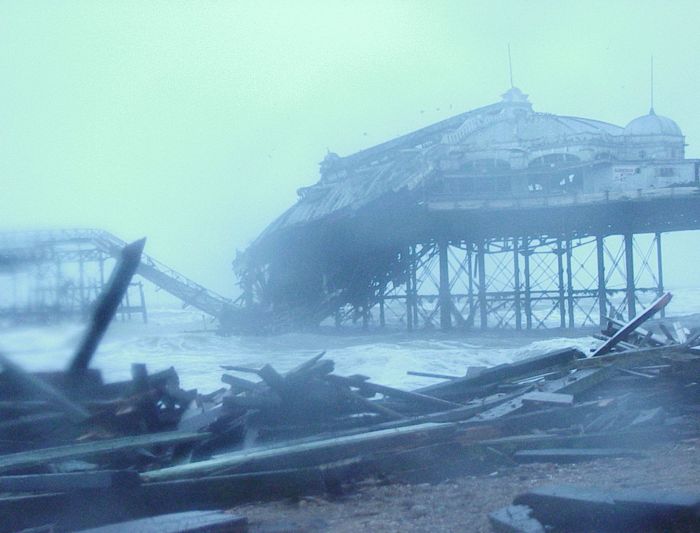 West Pier Remains by Briantist