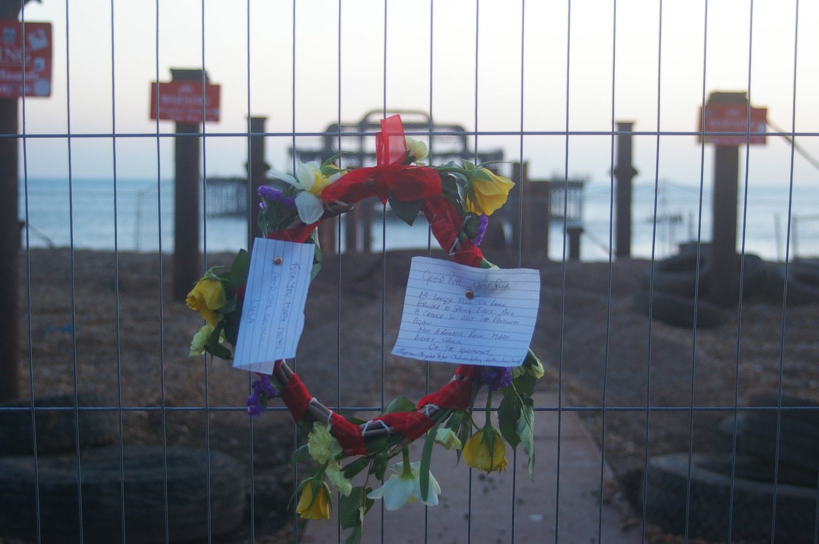 RIP West Pier Brighton - geograph.org.uk - 1696858 by Julian Osley