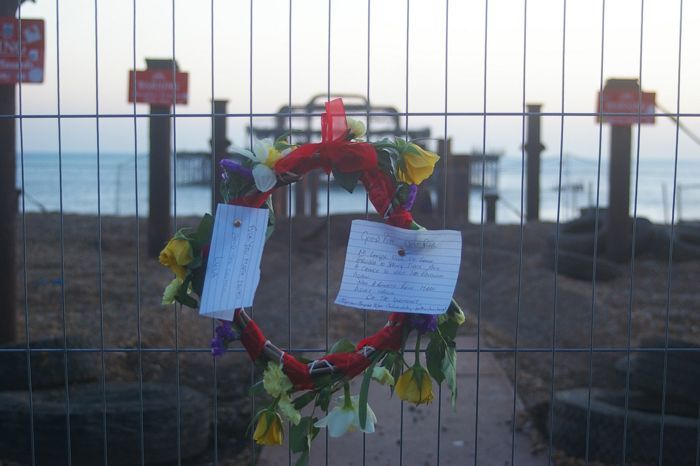 RIP West Pier Brighton - geograph.org.uk - 1696858 by Julian Osley