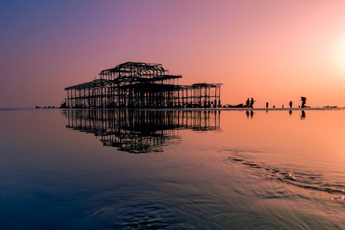 Brighton Pier before sunset by @sage_solar from Chichester, United Kingdom