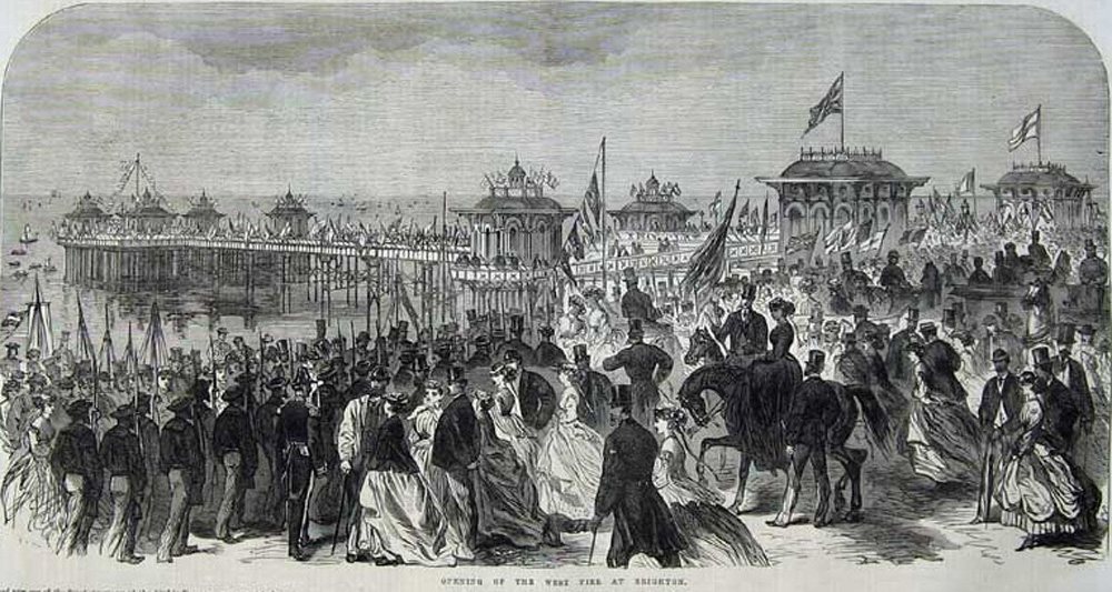 Opening of West Pier 1866 by Unknown